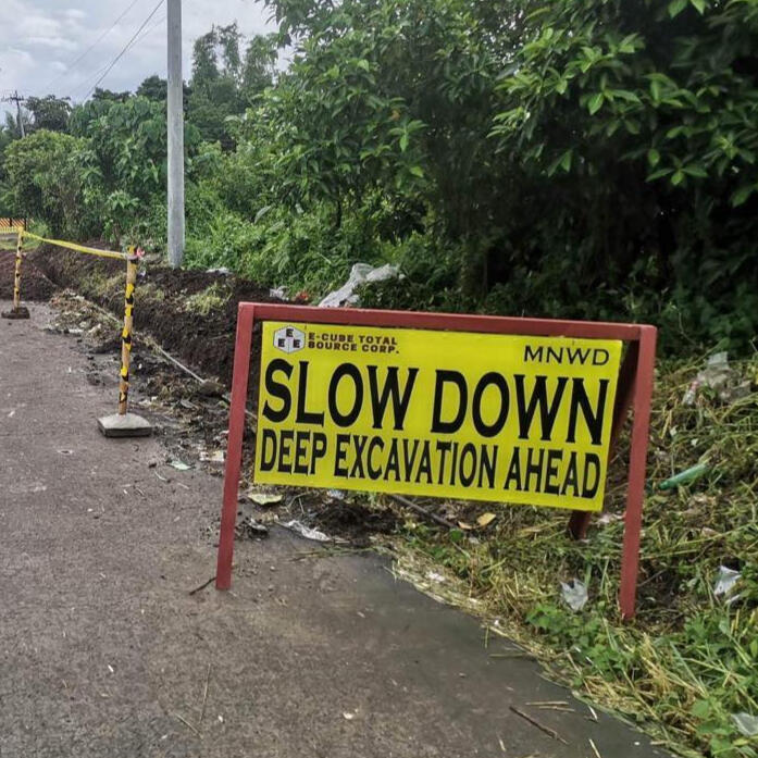 Construction works for Metro Naga Water District infrastructure project